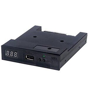 SFR1M44-U100 3.5 Inch 1.44MB USB SSD Floppy Drive Emulator Black